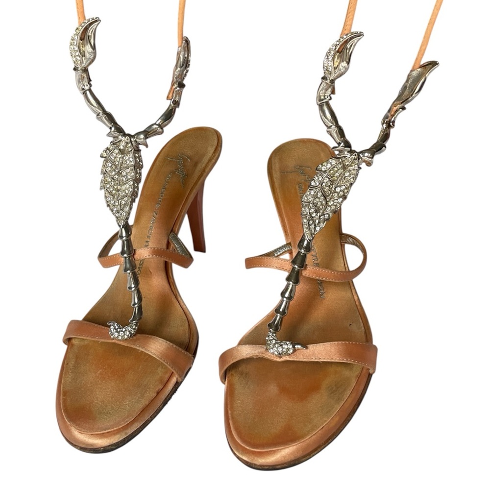 Giuseppe Zanotti Rhinestone Scorpion Heels